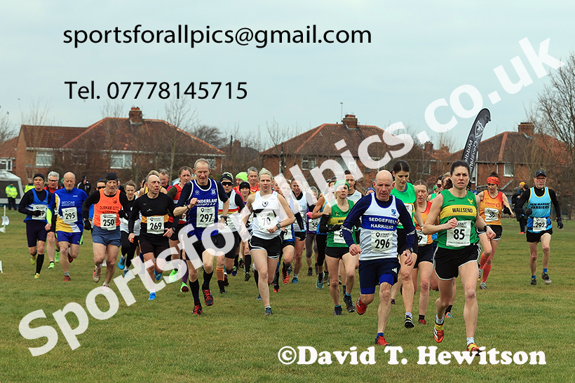 Womens 35s and over and Mens 65 and Over, 2025 NEMAA Cross Country Champs., Acklam, Middlesbrough. Photo: David T. Hewitson/Sports for All Pics